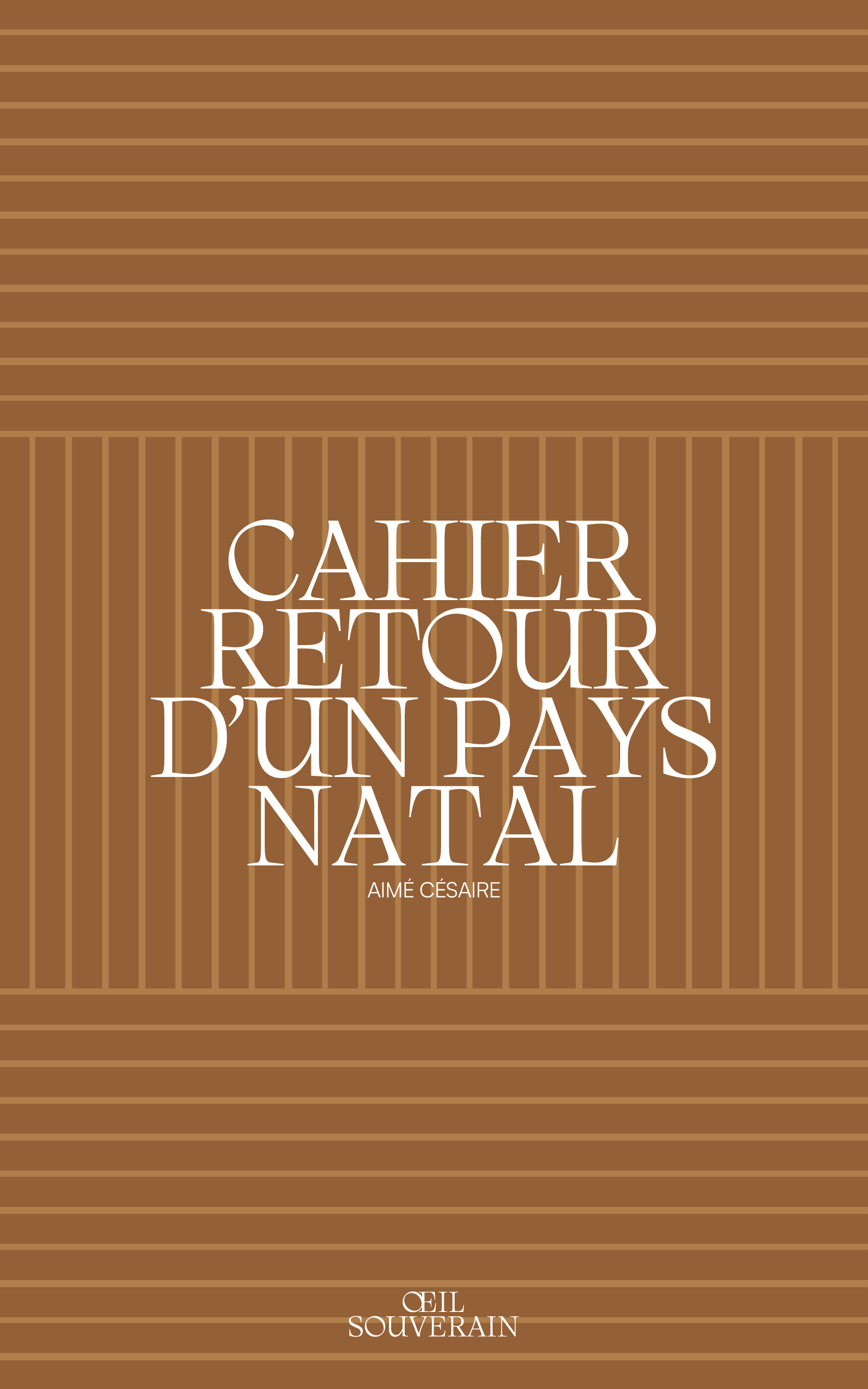 Cahier d'un retour au pays natal Aimé Césaire